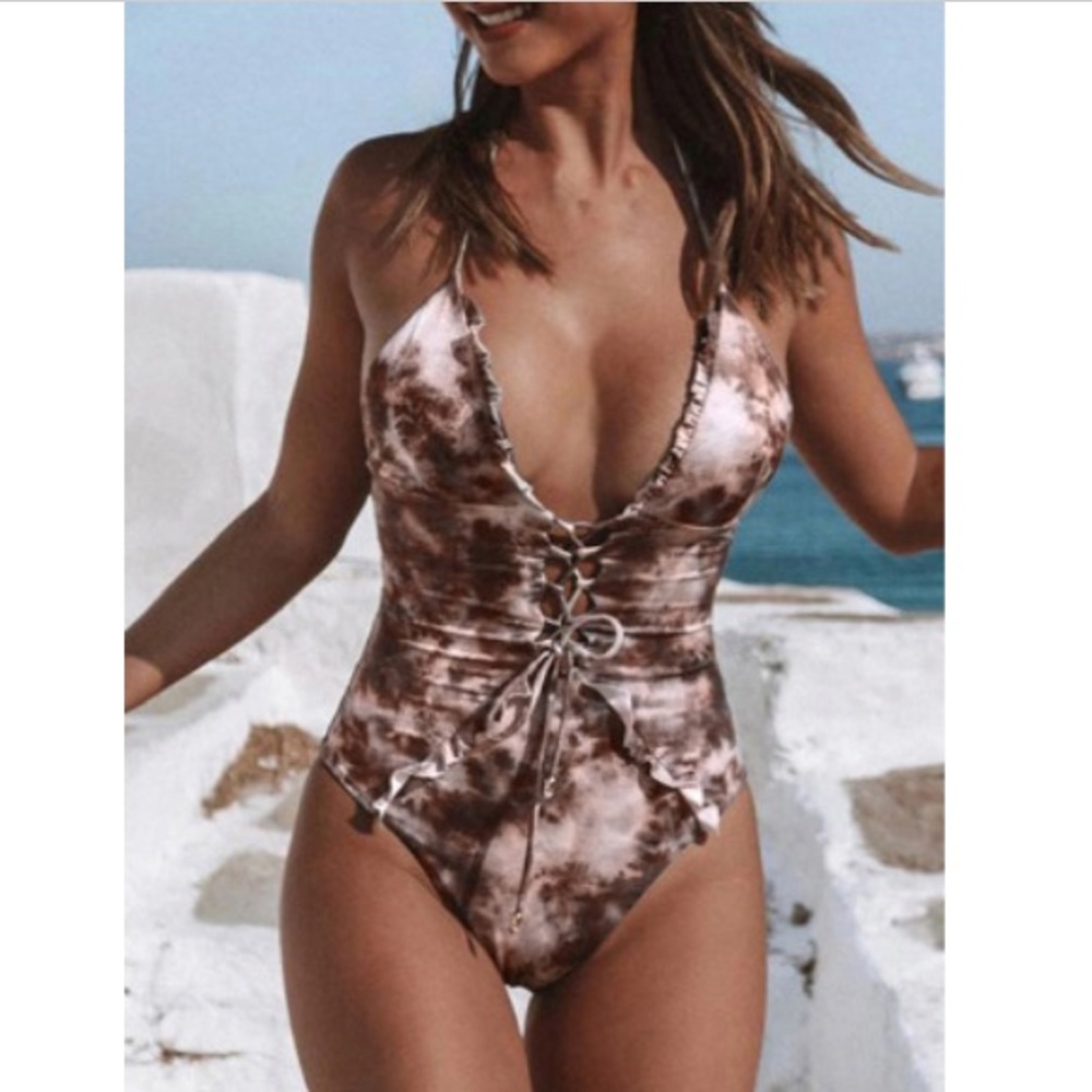 14. ☀️Desiree Plunging One Piece Swimsuit☀️